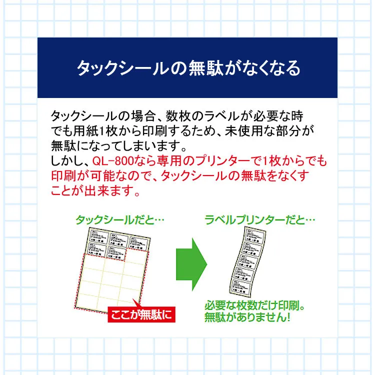 ブラザー 感熱ラベルプリンター QL-800 QL800 ラベルライター 食品シール 食品ラベル(brother) (感熱ラベルプリンター 食品表示  業務用 感熱式) （ラッピング不可） ホームショッピング